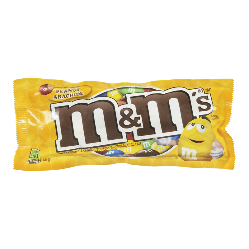 M&M's Peanuts (24-49 g) (jit) - Pantree Food Service