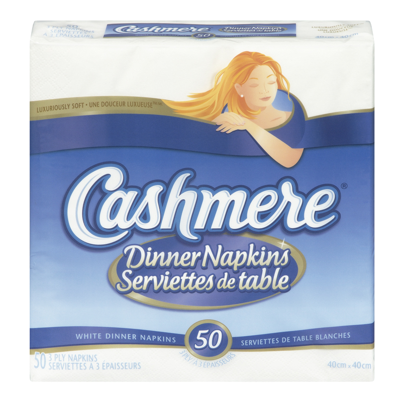 Cashmere Premium Dinner Napkins (8-50's) - Pantree Food Service