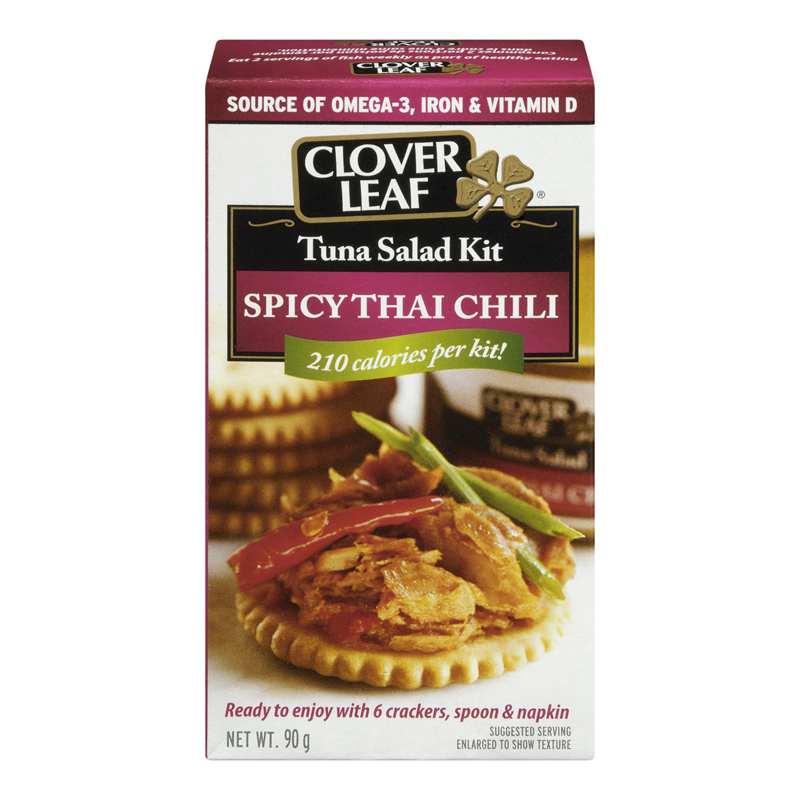 Clover Leaf Tuna Salad Kit Spicy Thai Chili (12-90 g) (jit) - Pantree Food Service