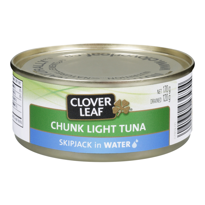 Clover Leaf Chunk Light Skipjack Tuna (24-170 g) (jit) - Pantree Food Service