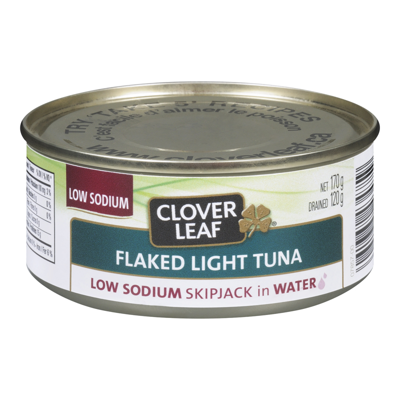 Clover Leaf Flake Light Skipjack Tuna Low Sodium (24-170 g) (jit) - Pantree Food Service