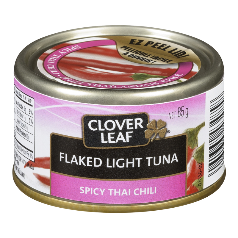 Clover Leaf Flaked Light Tuna - Spicy Thai Chili (24-85 g) (jit) - Pantree Food Service