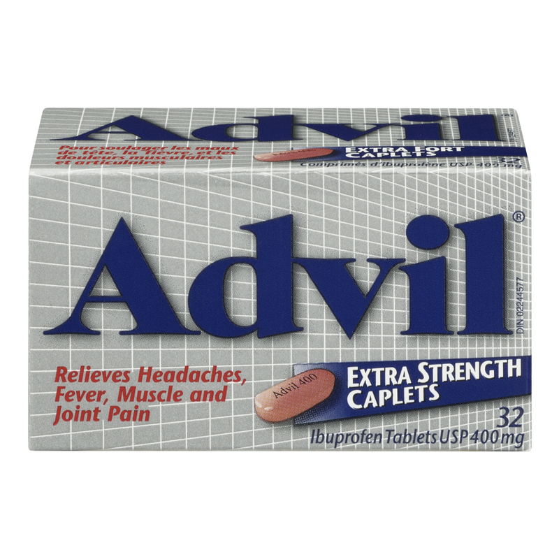 Advil Caplets Extra Strength (1-32 ea) (jit) - Pantree Food Service