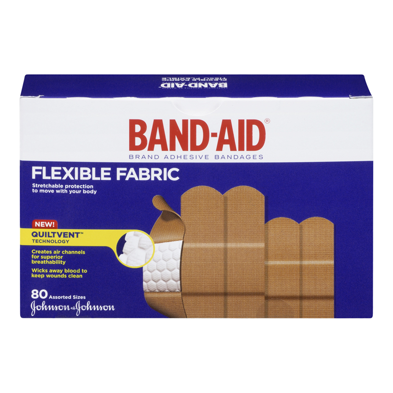 Bandaid Fabric Assorted Value Pack (1-80 ea) (jit) - Pantree Food Service