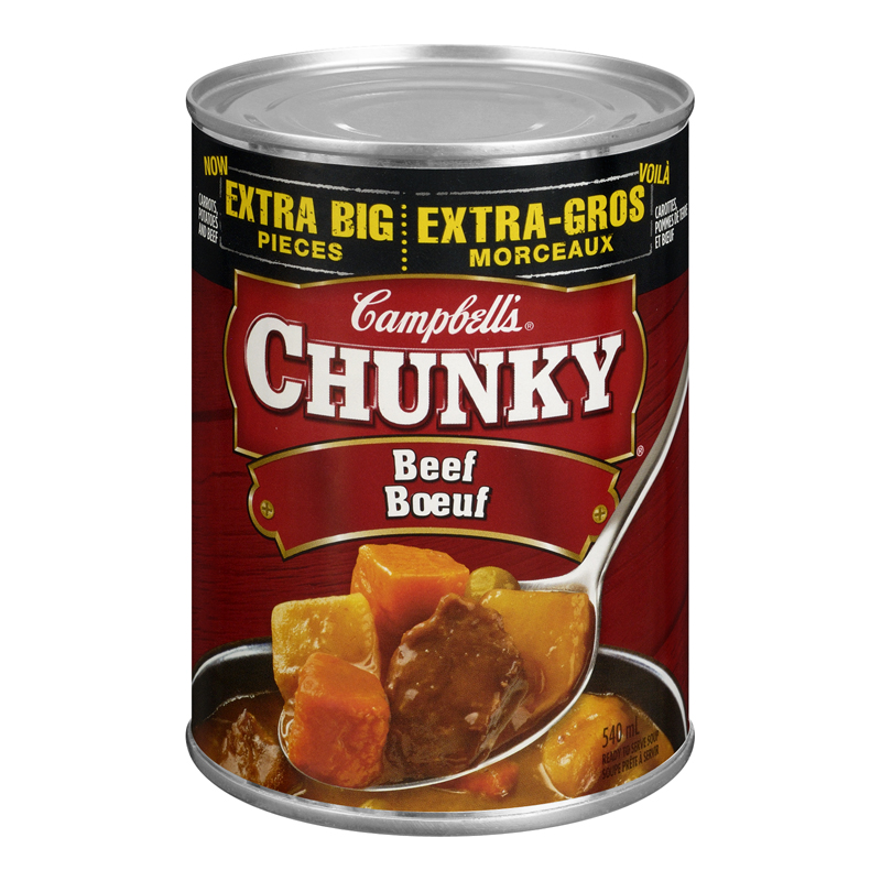 Campbell's Chunky Soup Beef (24-540 mL) (jit) - Pantree Food Service