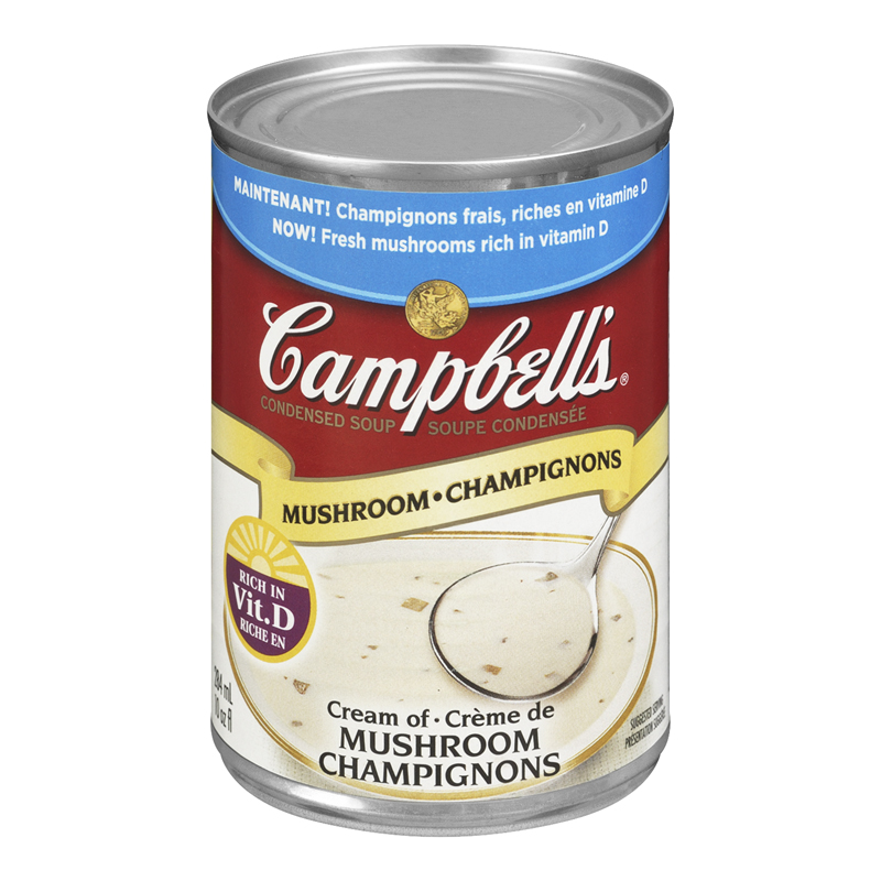 Campbell's Soup Cream Of Mushroom (48-284 mL) (jit) - Pantree Food Service