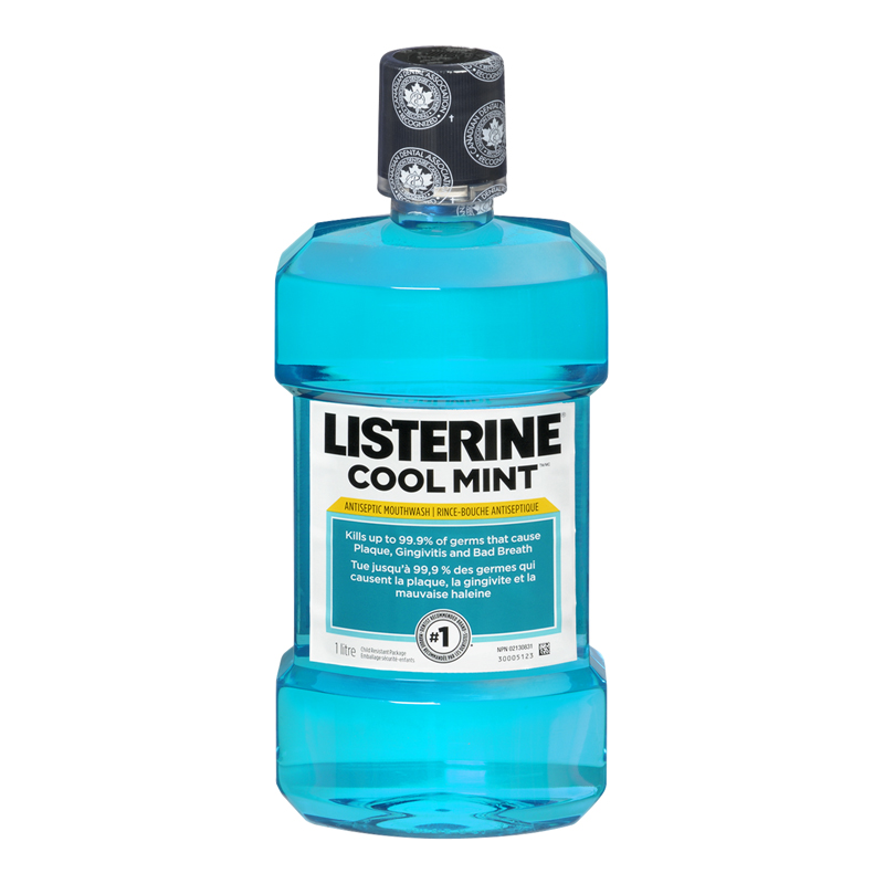 Listerine Mouthwash Cool Mint (6-1 L) - Pantree Food Service