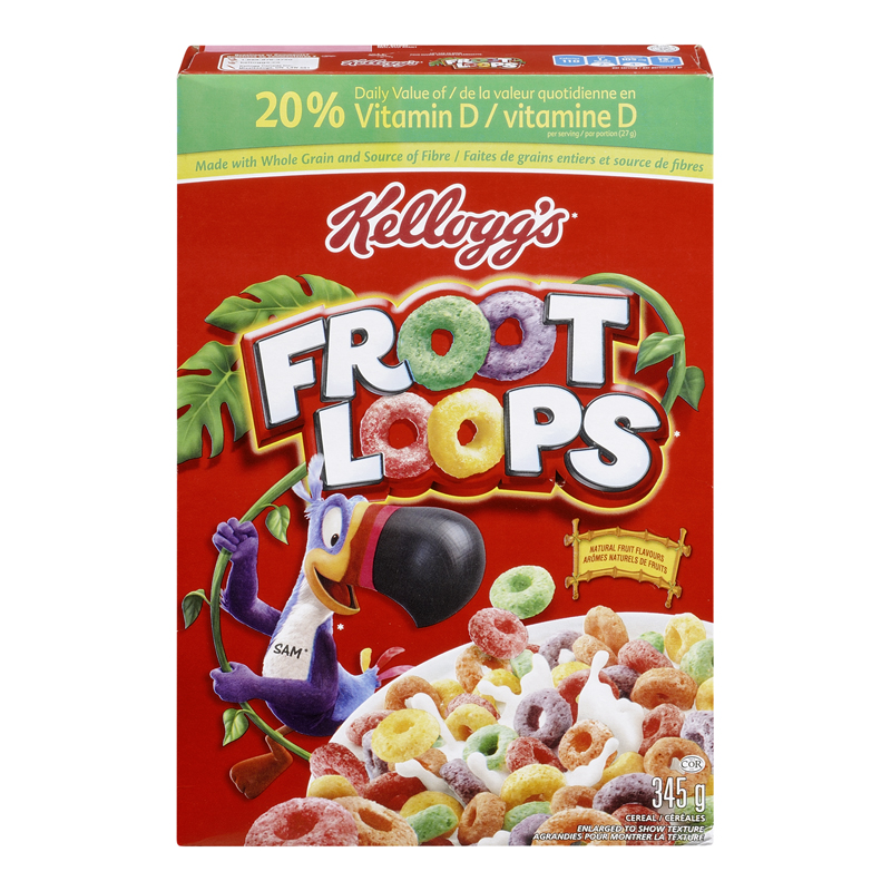 Kellogg`s Froot Loops (12-345 g) (jit) - Pantree Food Service
