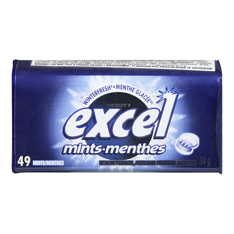 Excel Mints Winterfresh (8 Packs) (jit) - Pantree Food Service