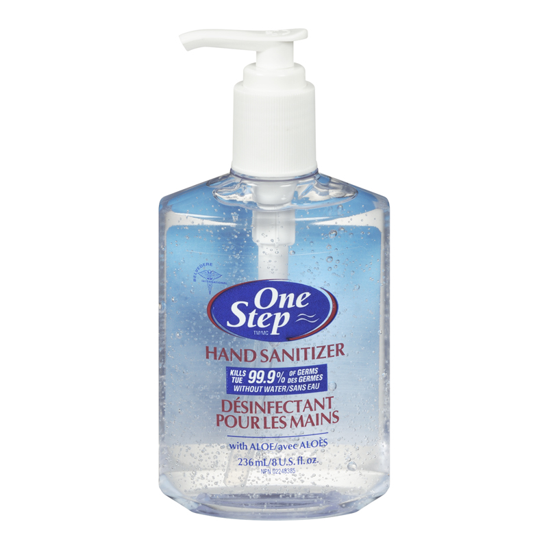 One Step Hand Sanitizer Pump (12-236 mL) (jit) - Pantree Food Service