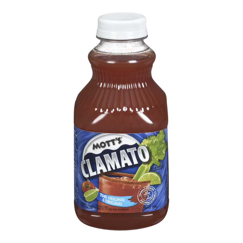 Mott's Clamato Juice Regular (12-945 mL) (jit) - Pantree Food Service