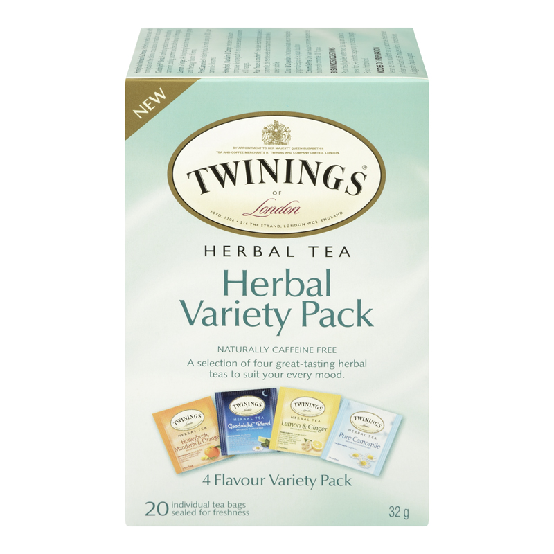 Twinings Tea Herbal Variety Pack (6-20's) - Pantree Food Service