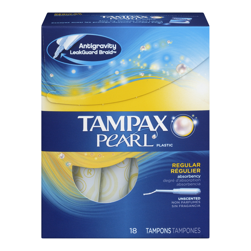 Tampax Pearl Tampons Regular (12-18 Tampons) (jit) - Pantree Food Service