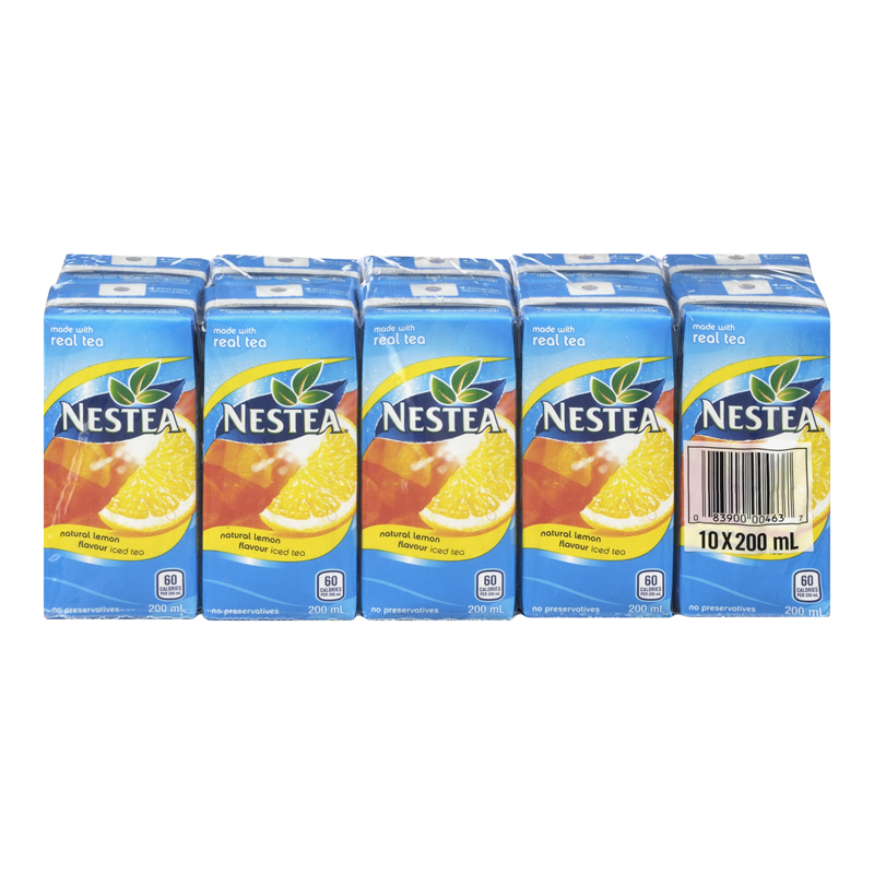 Nestea Iced Tea Lemon Tetra Pack (10 X 4 Pack - 200 mL (40 - 200 mL)) (jit) - Pantree Food Service