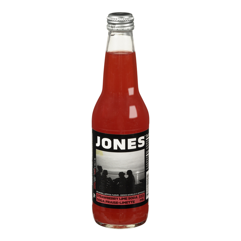 Jones Soda Strawberry Lime (12-355 mL) (jit) - Pantree Food Service