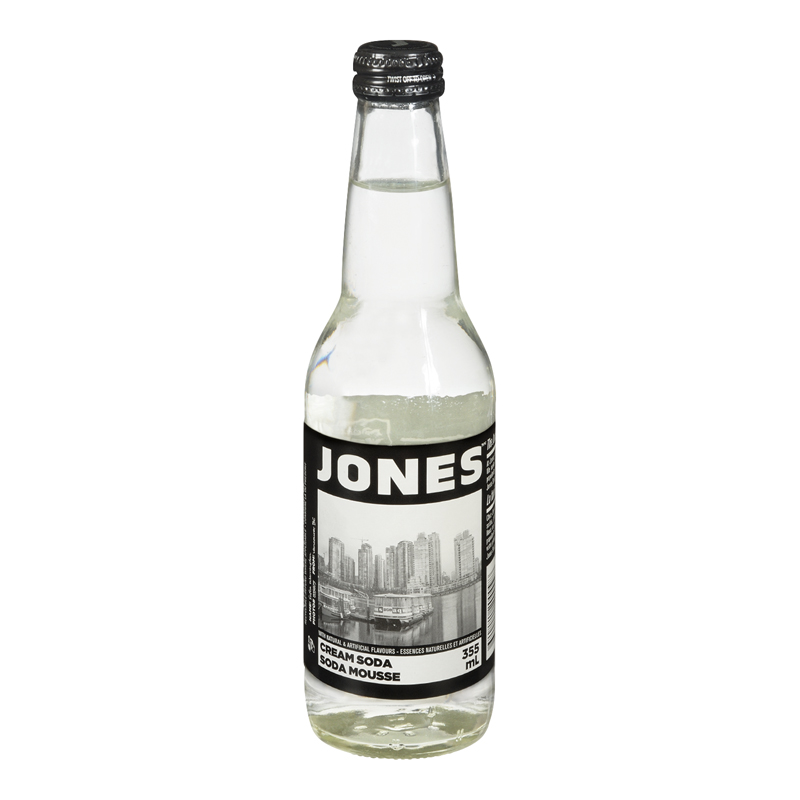 Jones Soda Cream Soda (12-355 mL) (jit) - Pantree Food Service