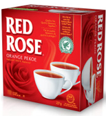 Red Rose - Orange Pekoe-  Ind. Wrapped Singles (100 Per Box) - Pantree Food Service