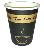 10 Oz Pronto Single Wall Classic Hot Drink Paper Cup (1000 Per Case) (jit) - Pantree Food Service