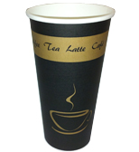 16 Oz Pronto Single Wall Classic Hot Drink Paper Cup (1000 Per Case) - Pantree Food Service