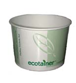 16 Oz Ecotainer Paper Bowl (DFSE16) (500 Per Case) - Pantree Food Service