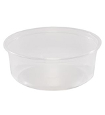 8 Oz Clear Deli Container (500 Per Case) (jit) - Pantree Food Service