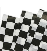 Basket Liners - Black Checkered 12x12" (1000 Per Case) (jit) - Pantree Food Service