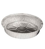7" Round Foil Container (500 Per Case) (jit) - Pantree Food Service