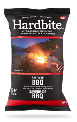 Hardbite Smokin' Bbq Potato Chips (Gluten Free, Non-GMO) (15-150 g) (jit) - Pantree Food Service