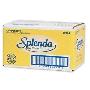 Splenda Sweetener Case (2000 packs) (jit) - Pantree Food Service