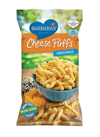 Barbara's Bakery Cheez Puffs Original (Non-GMO) (12-198 g) (jit) - Pantree Food Service