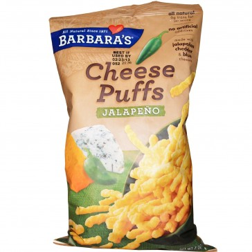 Barbara's Bakery Cheez Puffs Jalapeno (Non-GMO) (12-198 g) (jit) - Pantree Food Service