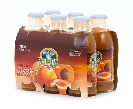 VitaSana Peach Nectar (Product of Italy) (24-125 mL) (jit) - Pantree Food Service