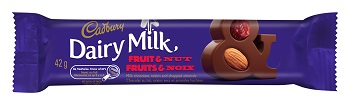 Cadbury Fruit N Nut (24-42 g) - Pantree Food Service