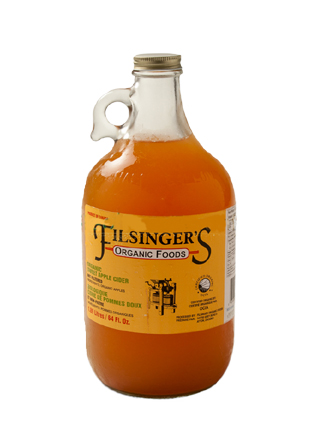 Filsinger's Organic Apple Cider , 2 Quart (6 - 1.89 L) (jit) - Pantree Food Service