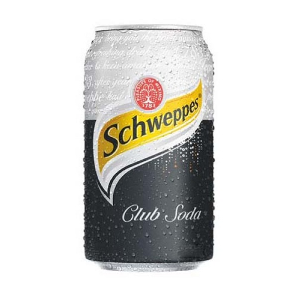 Schweppes Club Soda (12-355 mL) - Pantree Food Service