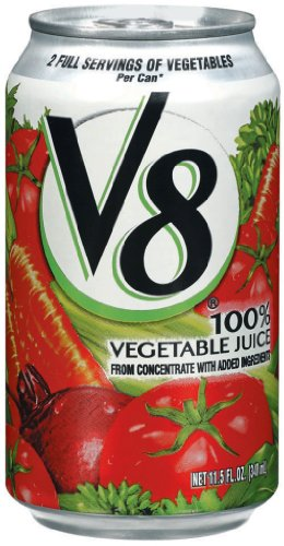 V8 Juice Vegetable Cocktail Cans (28-340 mL) - Pantree Food Service