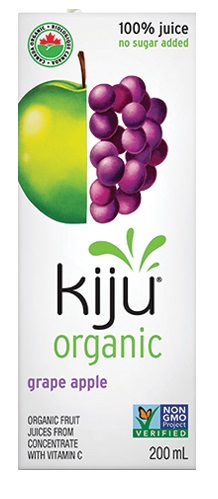 Kiju Organic Apple Grape Juice (32-200 mL) - Pantree Food Service