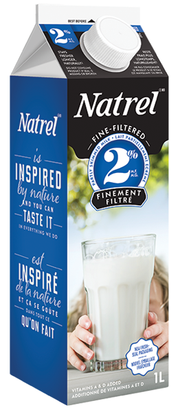 Natrel - 1L Milk (2%) - Pantree Food Service