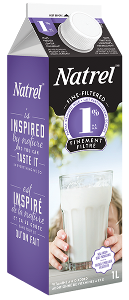 Natrel - 1L Milk (1%) - Pantree Food Service