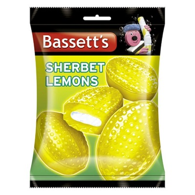 Bassetts Sherbert Lemons (Product of The U.K.) (12-192 g) (jit) - Pantree Food Service