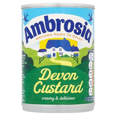 Ambrosia Devon Custard (Product Of The U.K.) (12-400 g) (jit) - Pantree Food Service