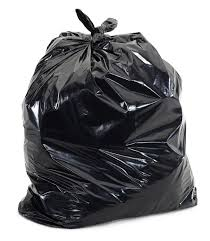 Garbage Bags - 26 x 36 Black Strong Bio-Degradable Eco Logo Certified (200 Per Case) - Pantree Food Service