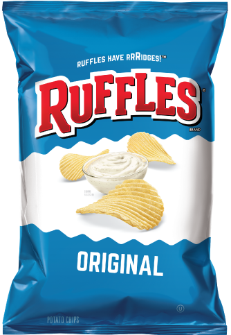 Ruffles Regular - Single Serve (Kosher) (48-40 g) - Pantree Food Service