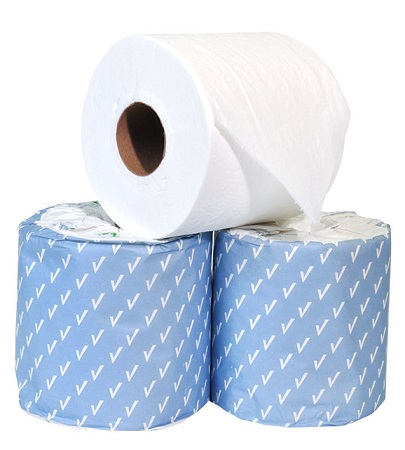 Evolv/RTBC420 Toilet Tissue 2 Ply - (100% Recycled Paper) 48 Rolls -420 Sheets Per Roll - Pantree Food Service
