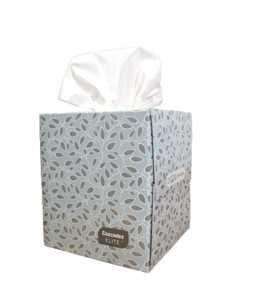 Cascades Pro Select Signature Cube Facial Tissue F710  (36-90 Sheets) - Pantree Food Service