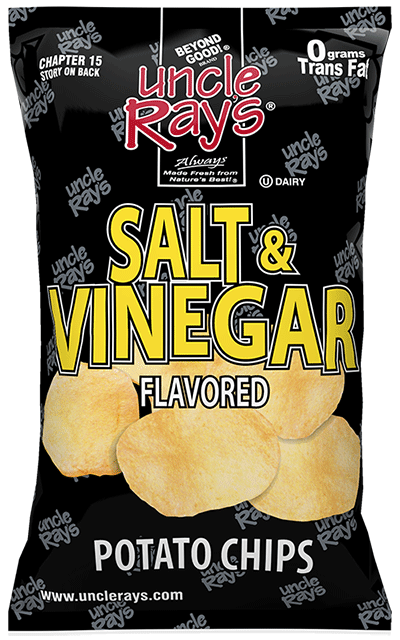 Uncle Ray's Potato Chips Salt & Vinegar (Gluten Free, Kosher) (10-130 g) (jit) - Pantree Food Service