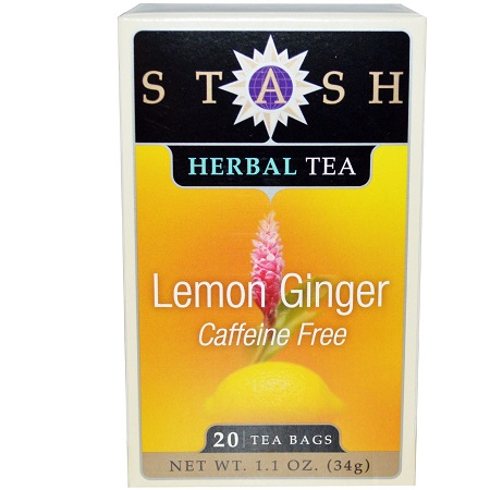 Stash Lemon Ginger Herbal Tea (6-20's) (jit) - Pantree Food Service
