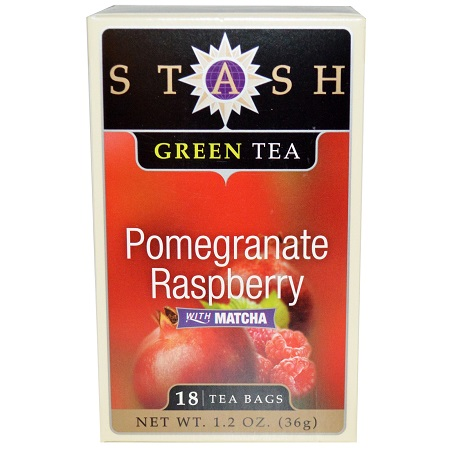 Stash Green Tea Pomegranate Raspberry (6-18's) (jit) - Pantree Food Service