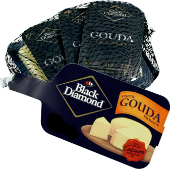 Black Diamond Gouda Cheese Portion Packs (100x21g) (85631) - Pantree Food Service