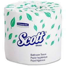 Scott 2 Ply Toilet Tissue Paper Wrapped (40 Rolls-550 Sheets) (jit) - Pantree Food Service
